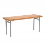 Klapptisch, 170x60 cm (B/T), 72 cm hoch, 4-Fuß, 